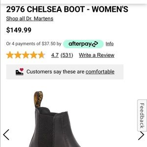 Never worn doc marten Chelsea boot great condition with tags